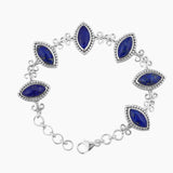 Natural Lapis Lazuli Sterling Silver Jewelry Sets