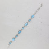 Larimar Bracelet for Women 925 Sterling Silver