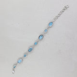 Larimar Bracelet for Women 925 Sterling Silver