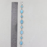 Larimar Bracelet for Women 925 Sterling Silver