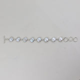 Natural Fresh Water Pearl Gemstone Designer Bracelet 925 Sterling Silver