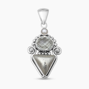 925 Sterling Silver Pyrite Druzy Pendants