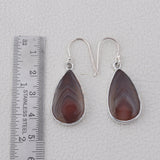 Botswana Agate Silver Earrings