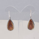 Botswana Agate Silver Earrings