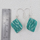 Amazonite Silver Earring