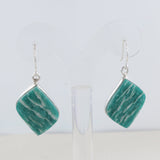 Amazonite Silver Earring