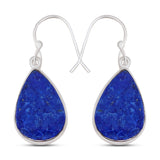 Lapis Lazuli Silver Earrings