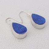 Lapis Lazuli Silver Earrings