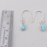 Larimar Silver Earrings