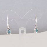 Larimar Silver Earrings