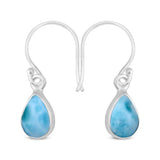 Larimar Silver Earrings