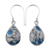 K2 Jasper Silver Earrings