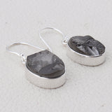 Shungite Silver Earrings