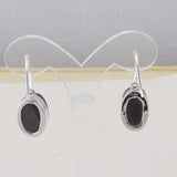 Shungite Silver Earrings