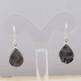 Shungite Silver Earrings