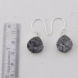 Shungite Silver Earrings