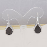 Shungite Silver Earrings