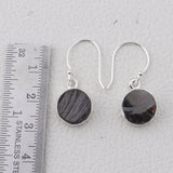 Shungite Silver Earrings