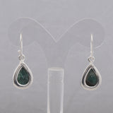 Green Kyanite Silver Earrings