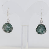 Green Kyanite Silver Earrings