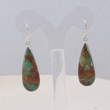 Boulder Turquoise Silver Earrings