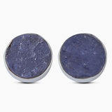 Tanzanite Silver Studs Earrings