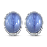 Larimar Studs Silver Earring