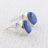 Larimar Studs Silver Earring