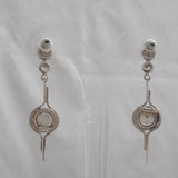 Natural Pearl Silver Earrings