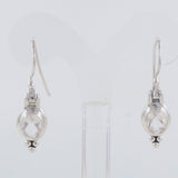 Crystal Quartz Silver Earrings