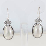 Osmania Mabe Pearl Silver Earrings