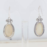 Osmania Mabe Pearl Silver Earrings