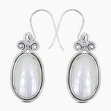 Osmania Mabe Pearl Silver Earrings