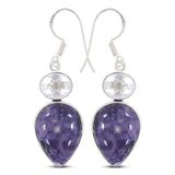 Morado Opal Silver Earring