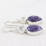 Morado Opal Silver Earring