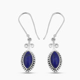 Natural Lapis Lazuli Sterling Silver Jewelry Sets
