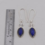 Natural Lapis Lazuli Sterling Silver Jewelry Set