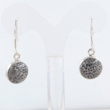 Black Coral 925 Silver Earring