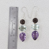 925 Silver Smoky Quartz Earring