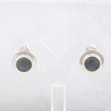 Natural Rainbow Moonstone Silver Earrings