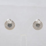 Natural Rainbow Moonstone Silver Earrings