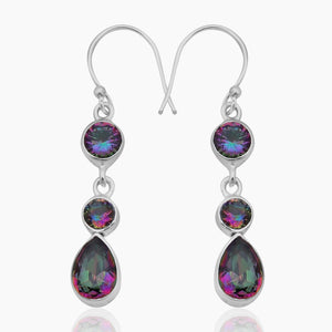 Amethyst Silver Earrings