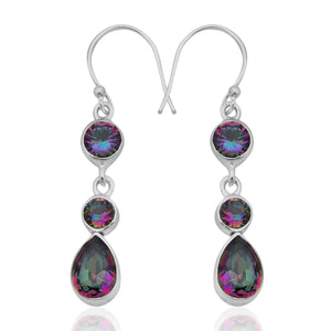 Amethyst Silver Earrings