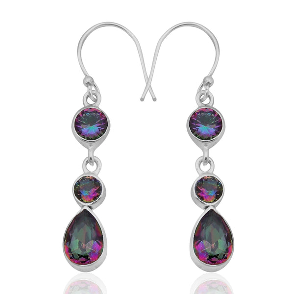 Amethyst Silver Earrings