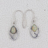 Ethiopian opal Silver Earring