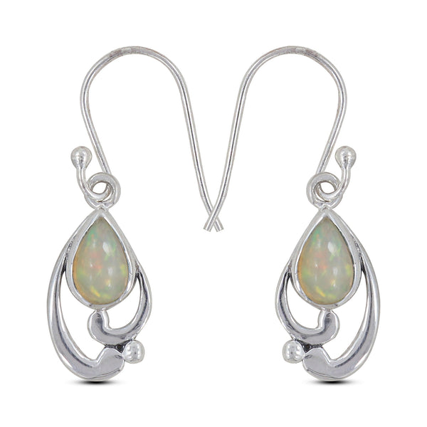 Ethiopian opal Silver Earring