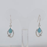 Larimar Silver Earring