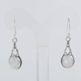 Crystal Silver Earrings