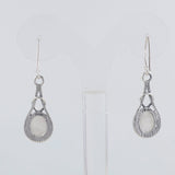 Crystal Silver Earrings