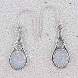 Crystal Silver Earrings